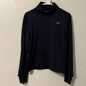 EUC Nike Women's Black Cowl Neck Therma-Fit Sweater